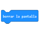 borrar la pantalla