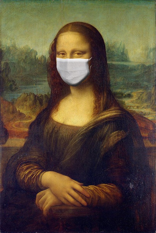 Monalisa con barbijo