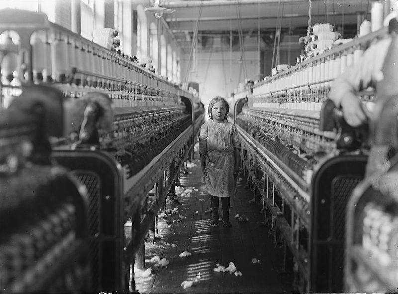 Niños trabajando