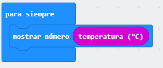 Bloque por siempre + temperatura 