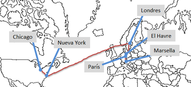 A pesar de las dificultades burocráticas, Londonderry dijo que su viaje a través de Francia fue el más fácil de todos. Fue de París a Marsella en dos semanas, ganándose el reconocimiento público.