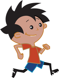 niño corriendo