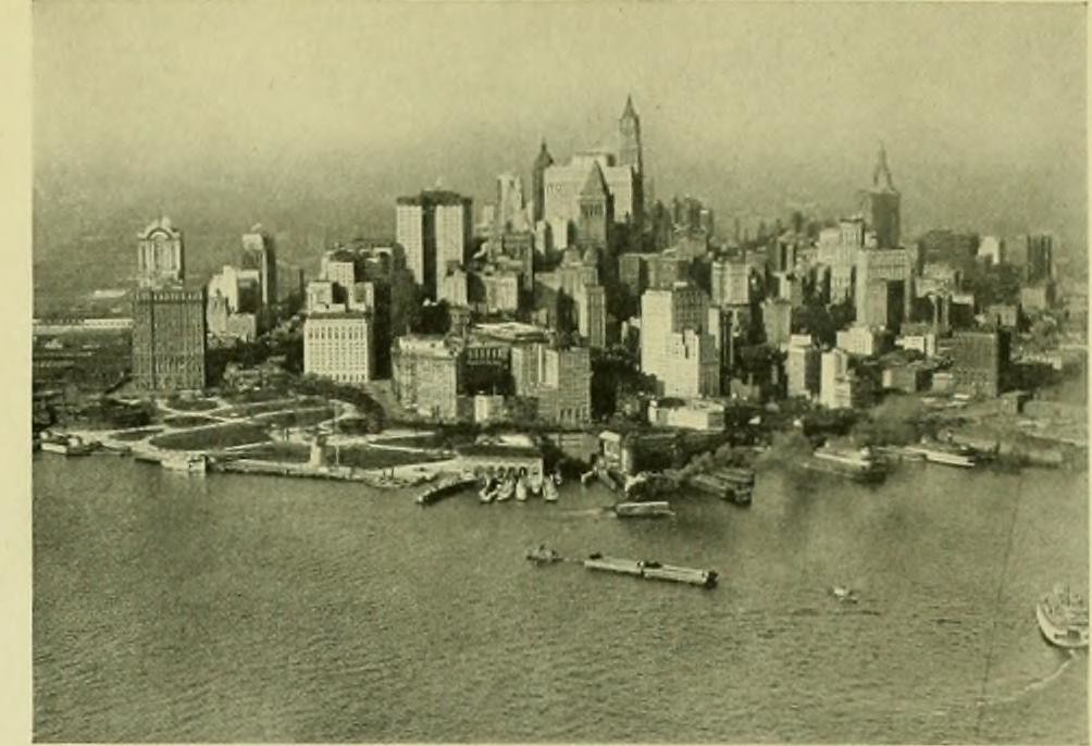 Título : La vieja Nueva York ayer y hoy  Año : 1922 ( década de 1920 )