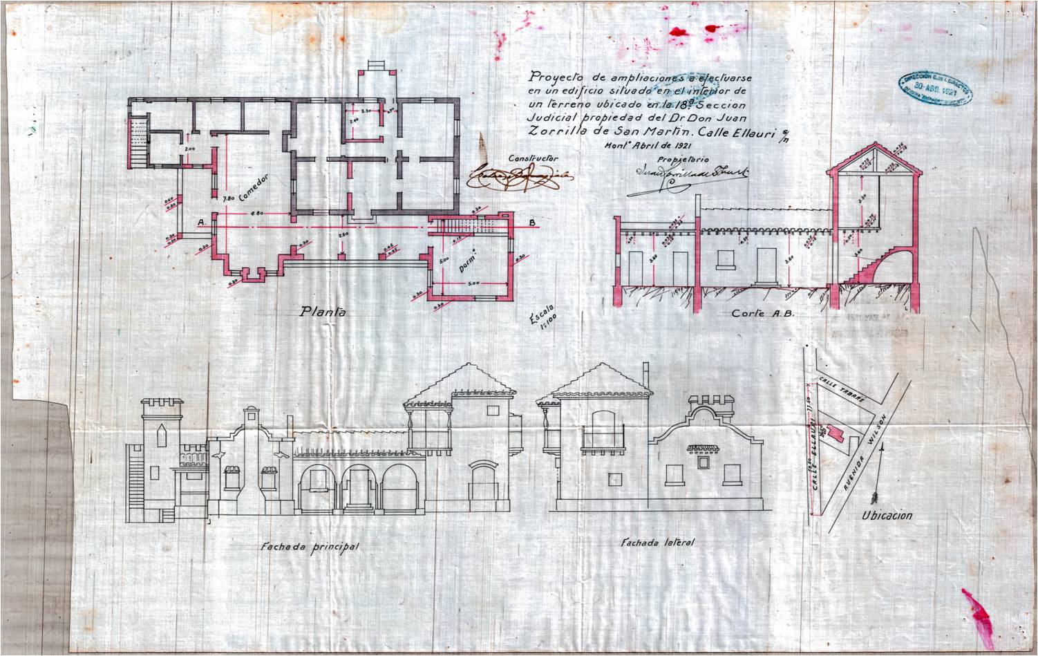 Plano de la casa