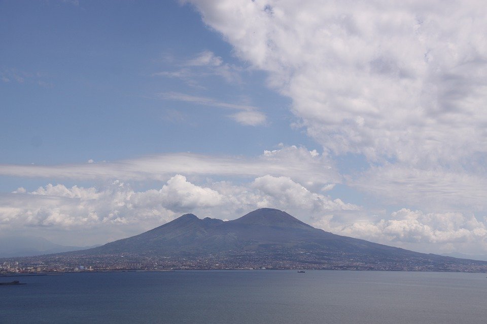 Volcán Vesubio. Italia