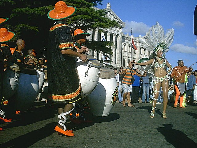 Tocando en la calle