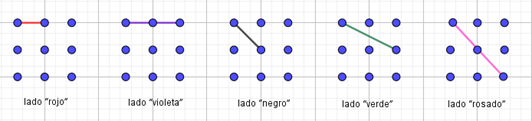 segmentos en cuadricula 3x3