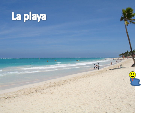 la playa